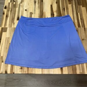 Lulu B Periwinkle Blue Skort with zipper pockets